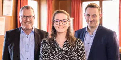 Die drei Geschäftsführer von Glogger & Partner (von links): Andreas Glogger, Claudia Glogger und Armin Glogger