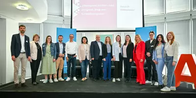 Das Team von der Regio Augsburg Wirtschaft GmbH und Augsburger Allgemeine JOBS